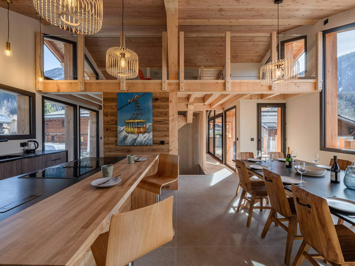 Chalet 10 pers. avec jacuzzi et vue Mont-Blanc, Chamonix - Photo 5