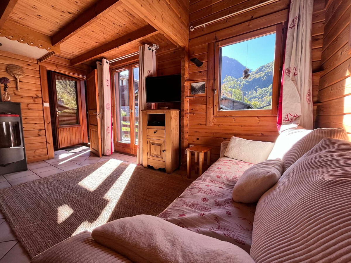 Chalet traditionnel avec cheminée, 7 pers. à 200m des pistes - Photo 2