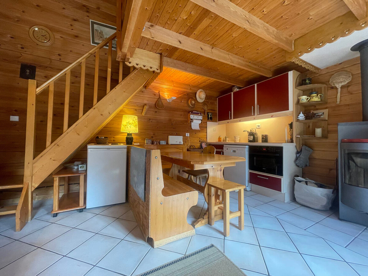 Chalet traditionnel avec cheminée, 7 pers. à 200m des pistes - Photo 4