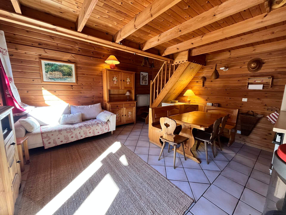 Chalet traditionnel avec cheminée, 7 pers. à 200m des pistes - Photo 8