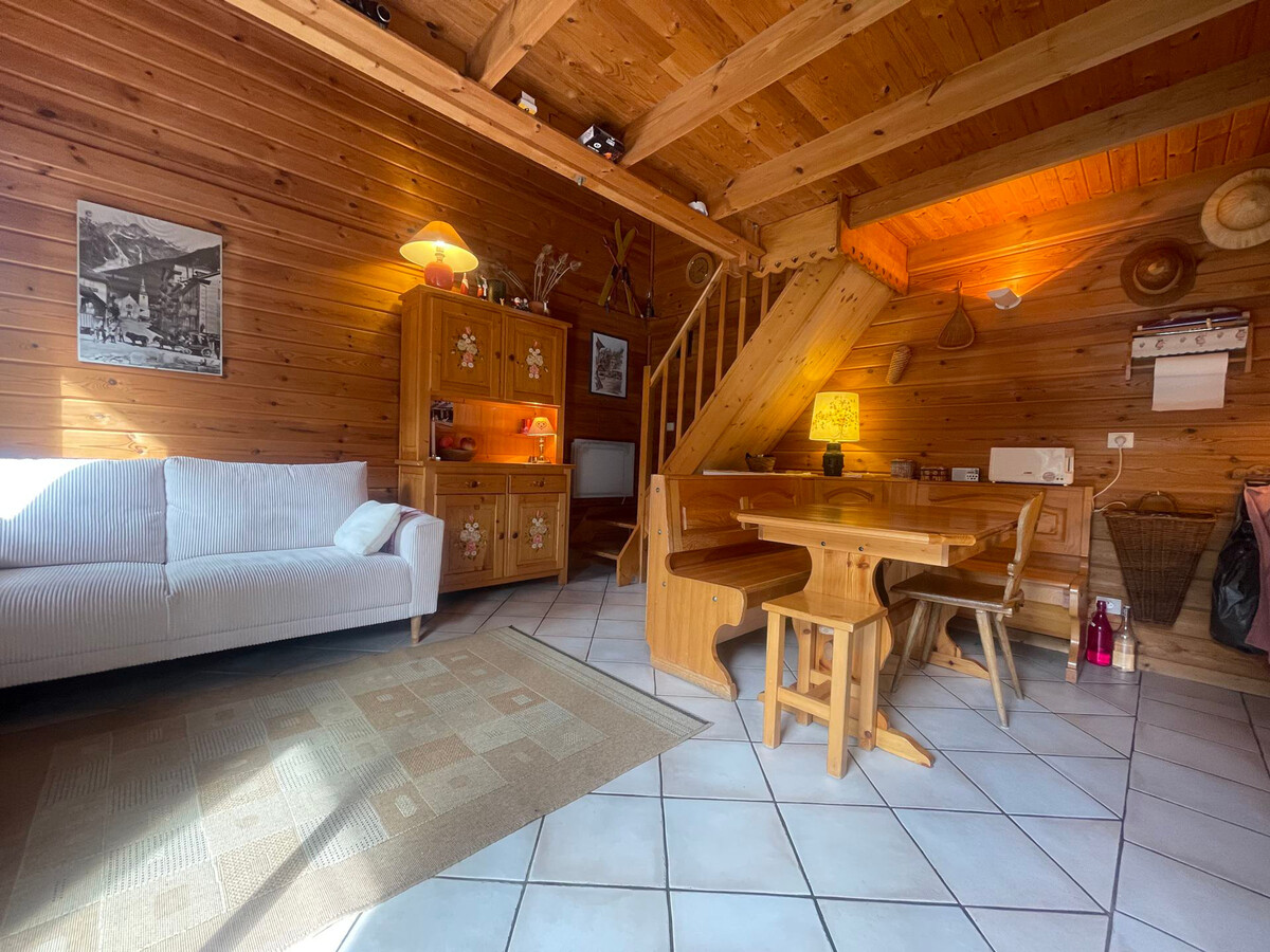 Chalet traditionnel avec cheminée, 7 pers. à 200m des pistes - Photo 14