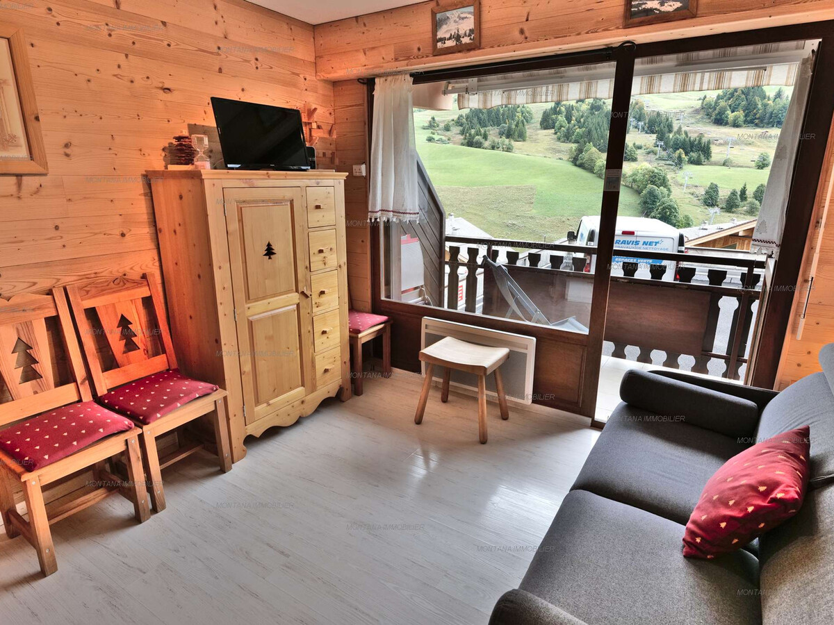 Studio savoyard 21m² au Grand-Bornand, balcon sud - Photo 1