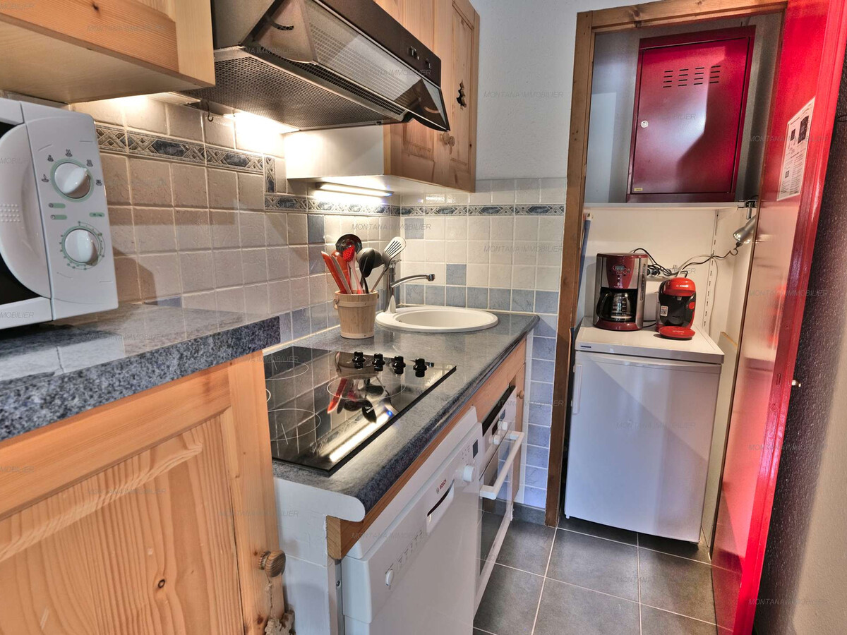 Studio savoyard 21m² au Grand-Bornand, balcon sud - Photo 7