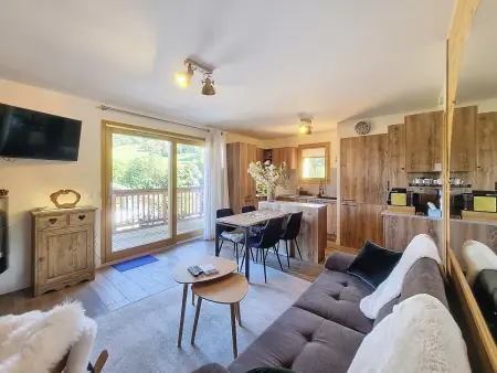 Location appartement à Combloux, Appartement standing à Combloux avec balcon et parking