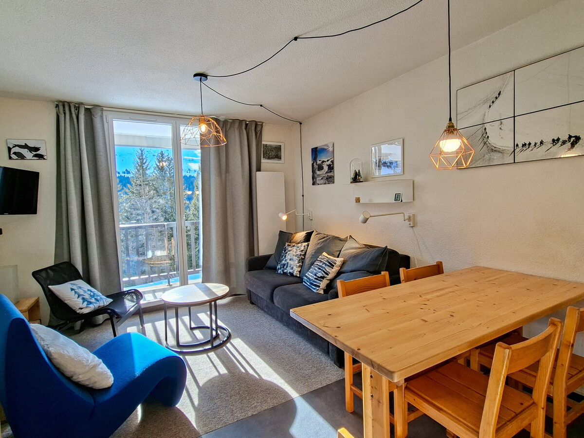 Appartement 6 pers, balcon sud, vue domaine skiable - Photo 1