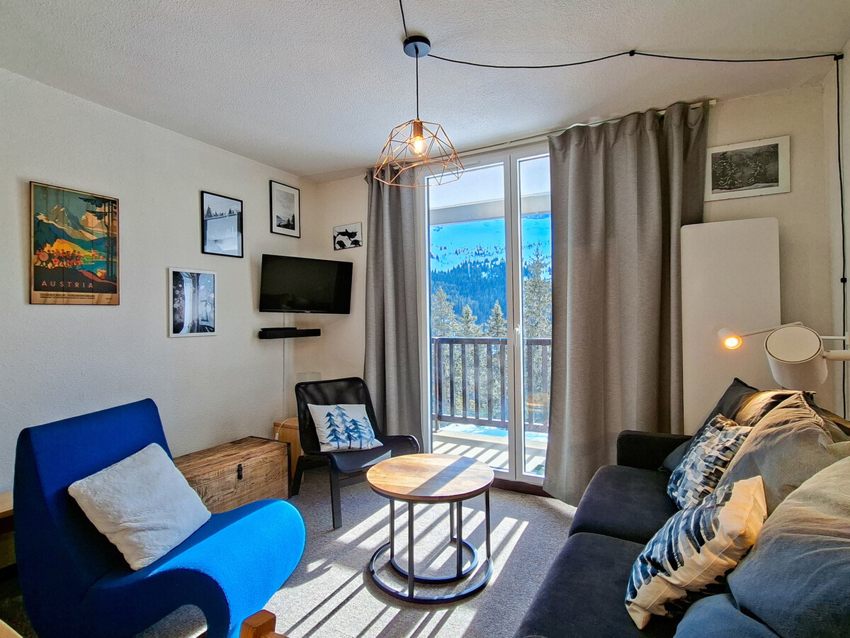 Appartement 6 pers, balcon sud, vue domaine skiable - Photo 2