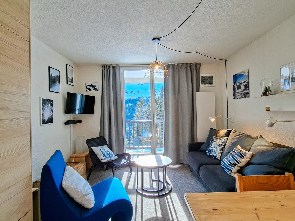 Appartement 6 pers, balcon sud, vue domaine skiable - Photo 13