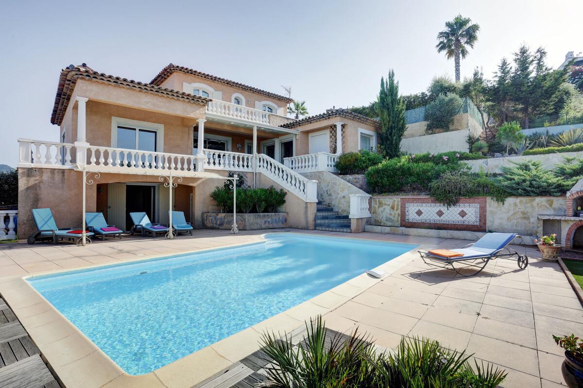 Villa 9 personnes à Fréjus, piscine chauffée toute l'année - Photo 1