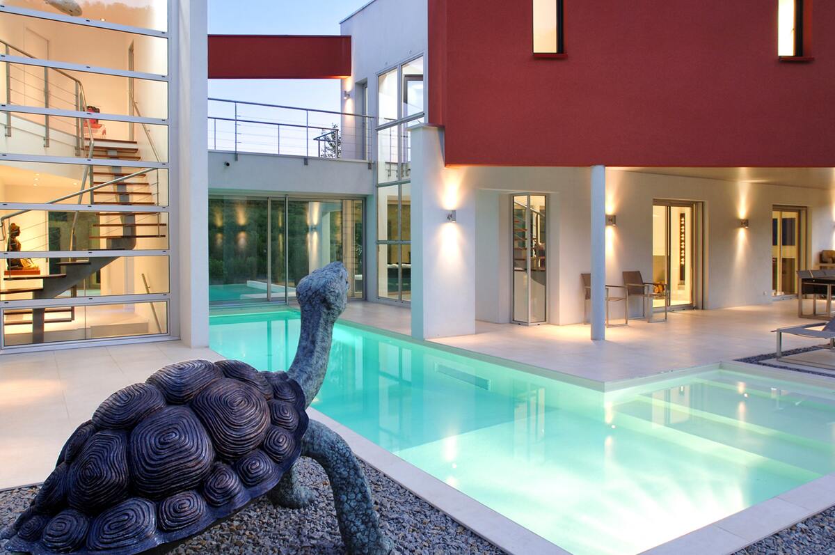 Villa 350 m² Saint Désirat : piscine, sauna, 7 hectares - Photo 7