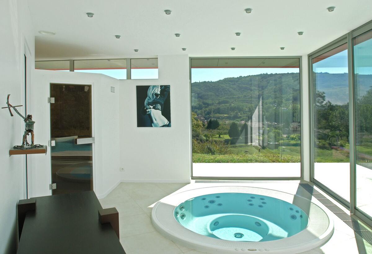 Villa 350 m² Saint Désirat : piscine, sauna, 7 hectares - Photo 29