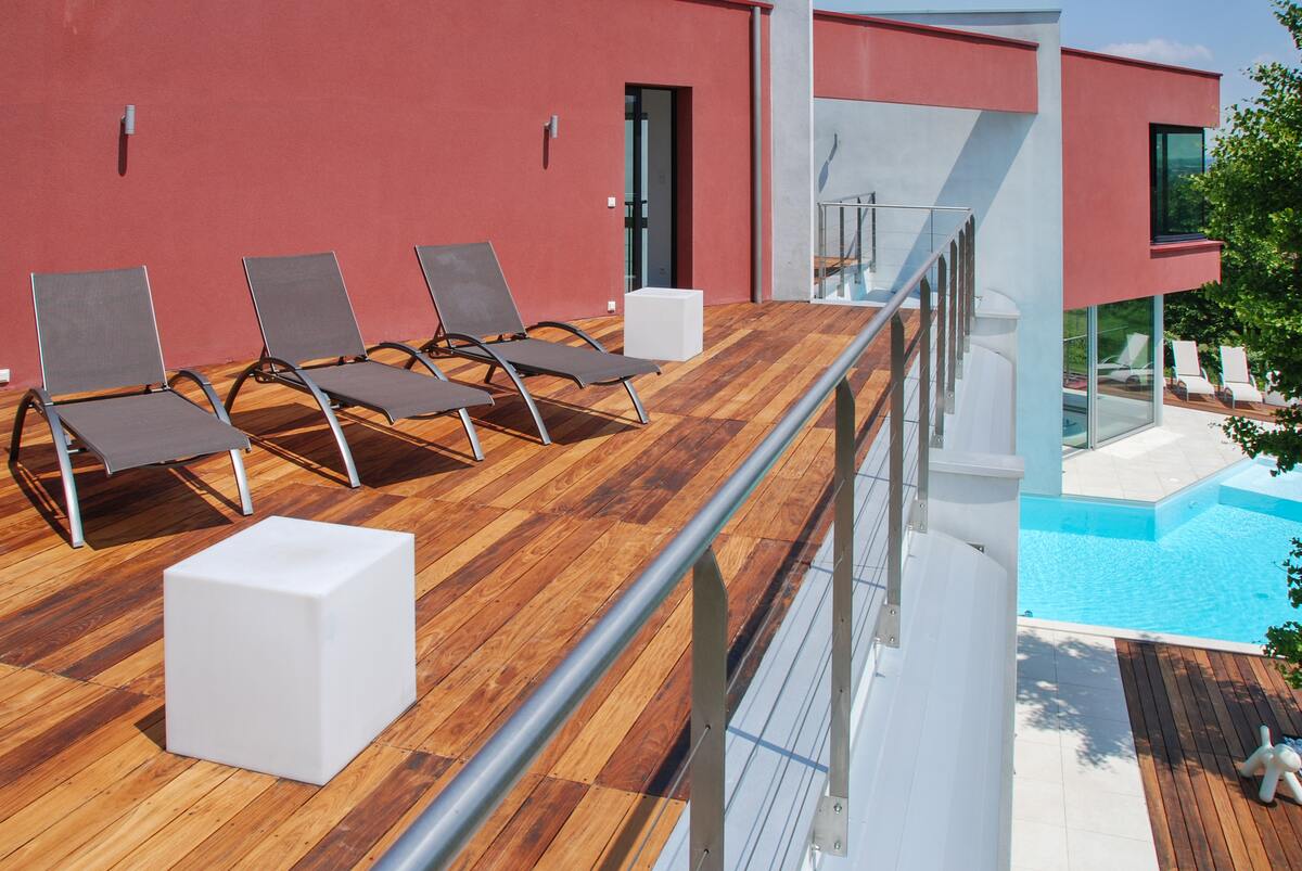 Villa 350 m² Saint Désirat : piscine, sauna, 7 hectares - Photo 32