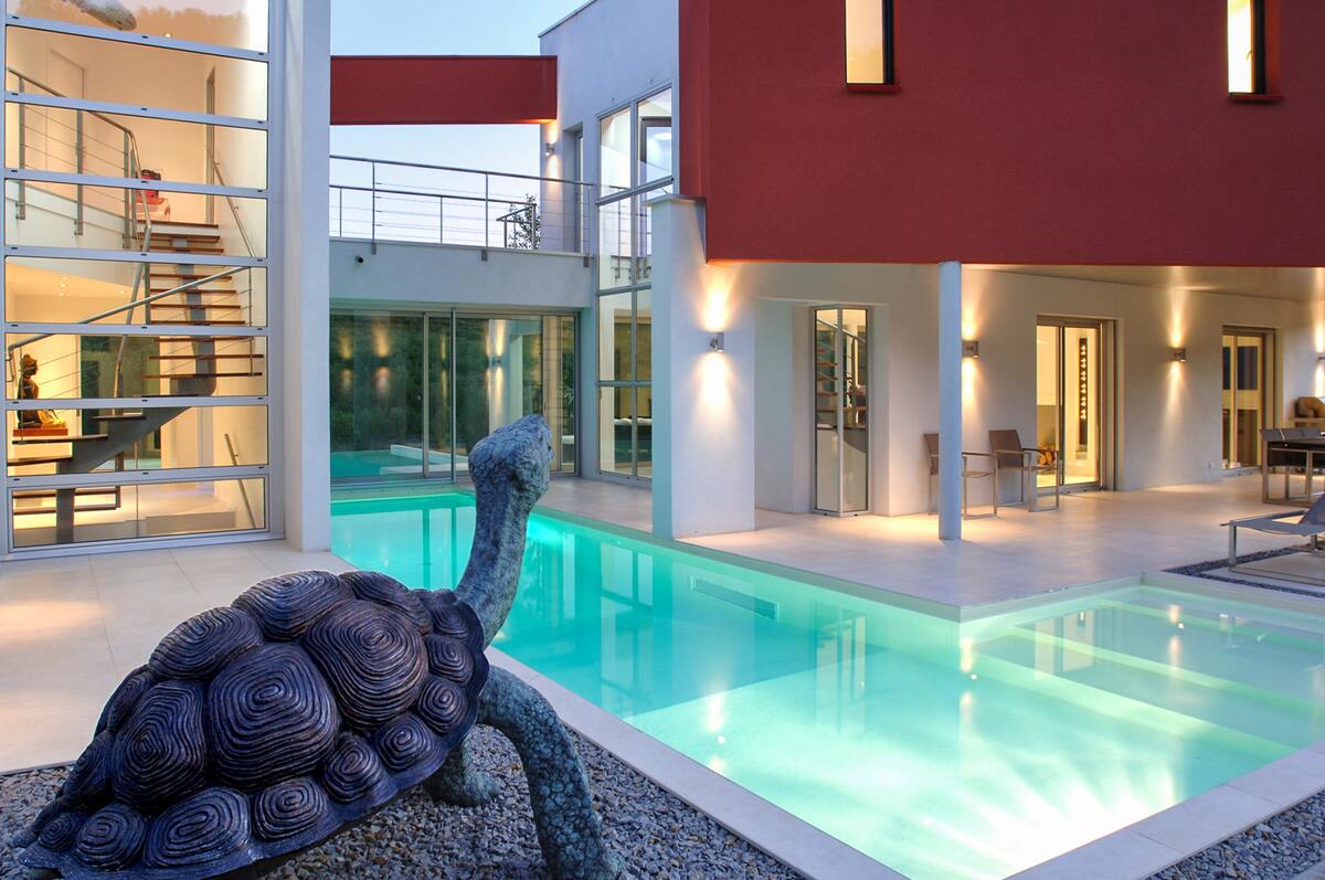 Villa 350 m² Saint Désirat : piscine, sauna, 7 hectares - Photo 39