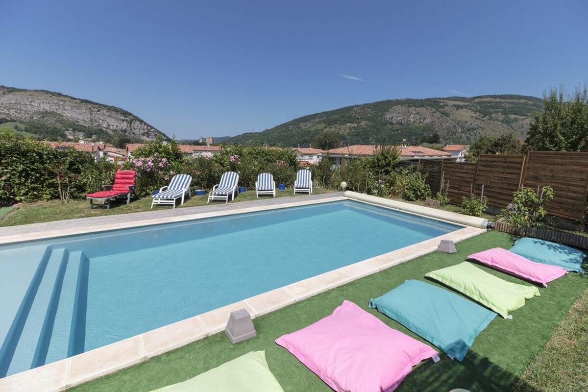Villa 12 pers. Foix – Piscine, jacuzzi et vue montagne - Photo 6