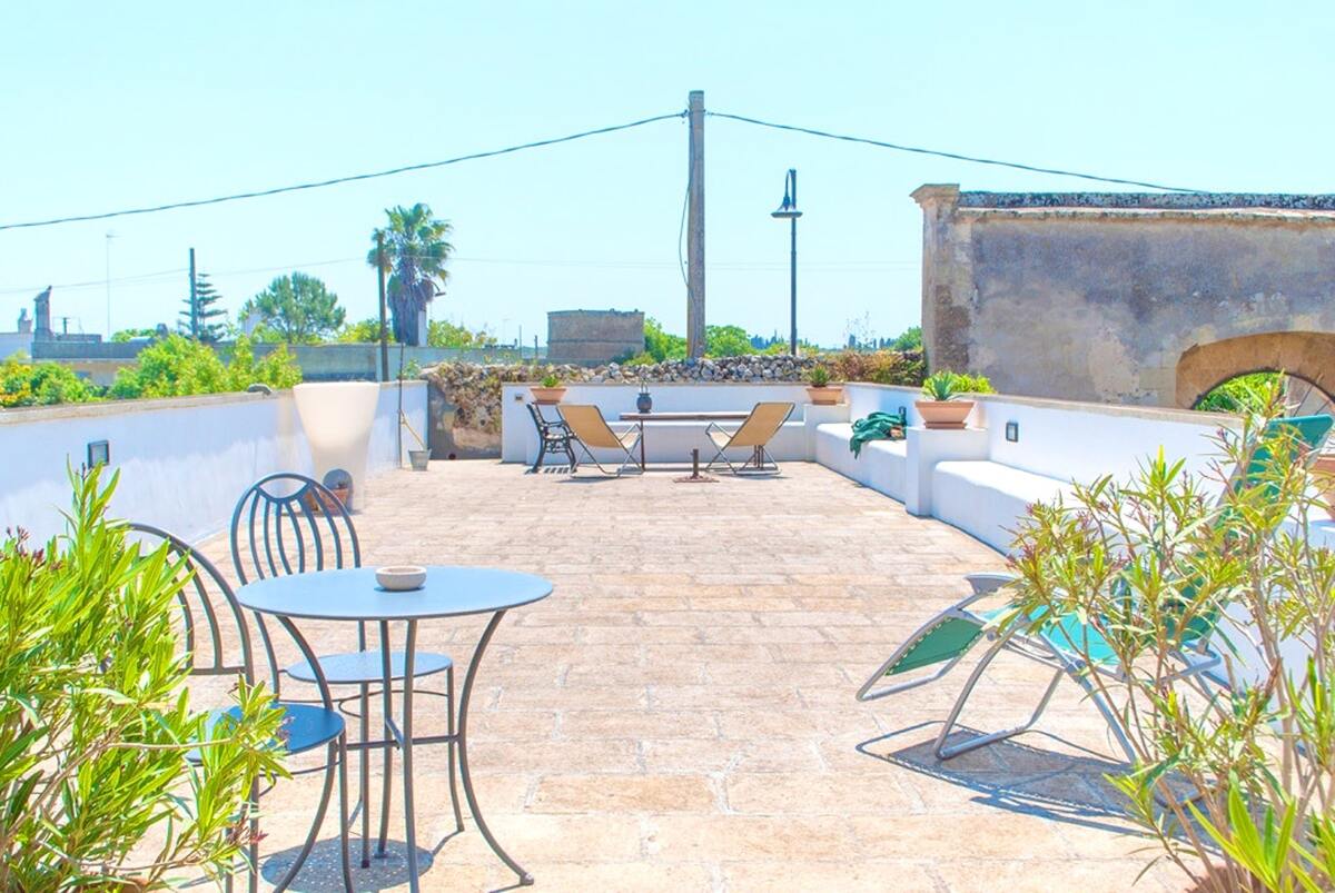 Appartement 5 pers. avec piscine à Minervino di Lecce - Photo 3