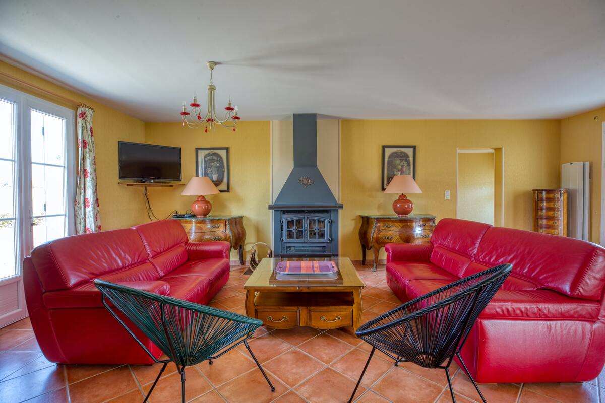 Maison 8 pers., piscine ouverte toute l'année à Villentrois-Faverolles - Photo 3