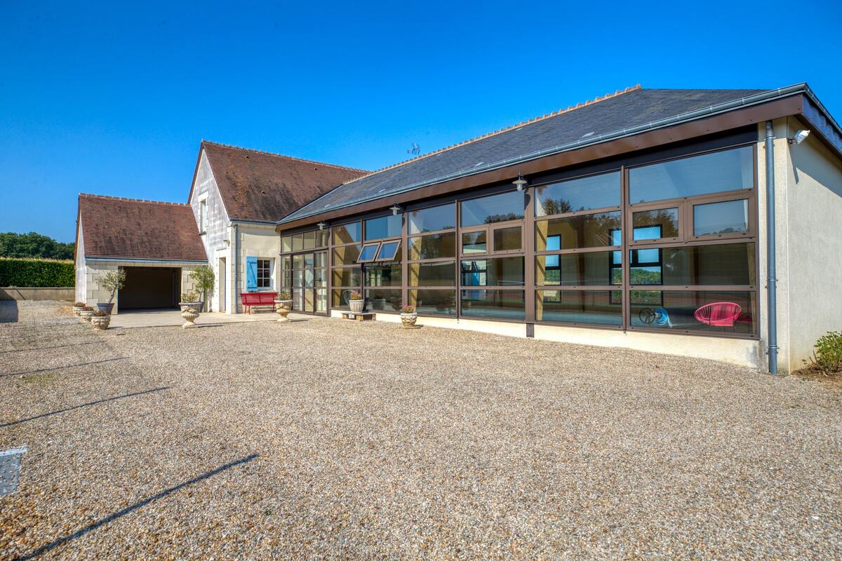 Maison 8 pers., piscine ouverte toute l'année à Villentrois-Faverolles - Photo 9