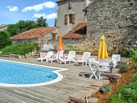 Location villa à Lherm, Villa charmante près de Lherm avec piscine privée