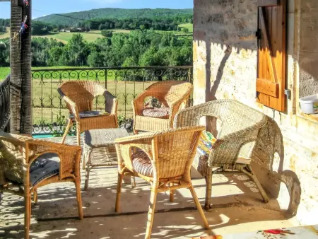 Villa avec piscine privée chauffée à Lherm, 4 chambres pour 11 : photo 2