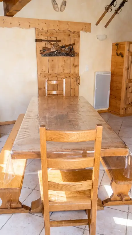 Appartement 64 m² à Hauteluce, vue montagne et jardin barbecue : photo 8