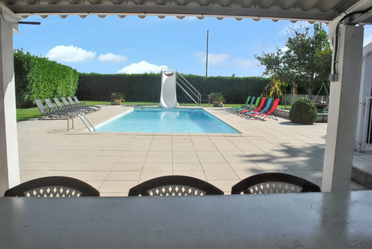 Villa 14 personnes à Meynes : piscine, sauna et terrain de jeux - Photo 23