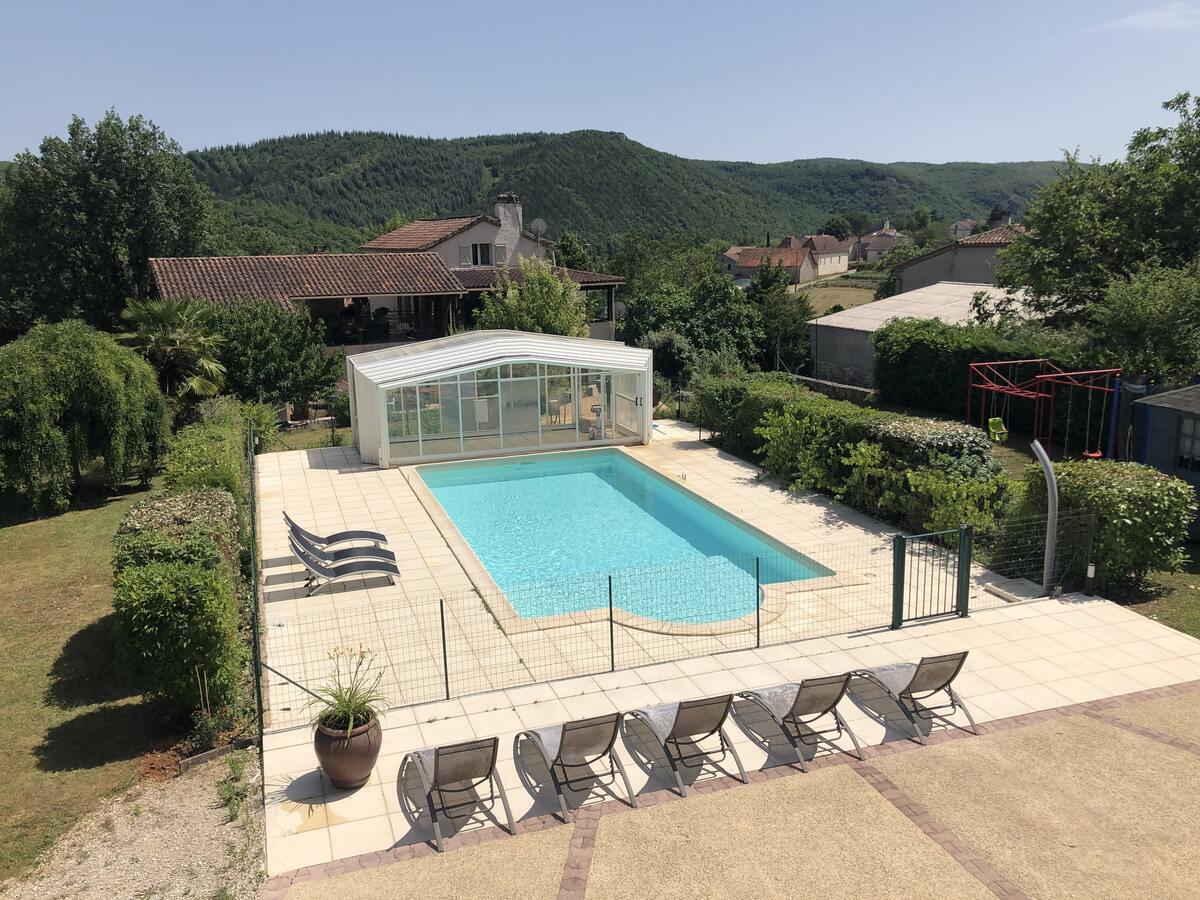 Maison 147 m² Saint-Géry, 10 pers., piscine & barbecue - Photo 5