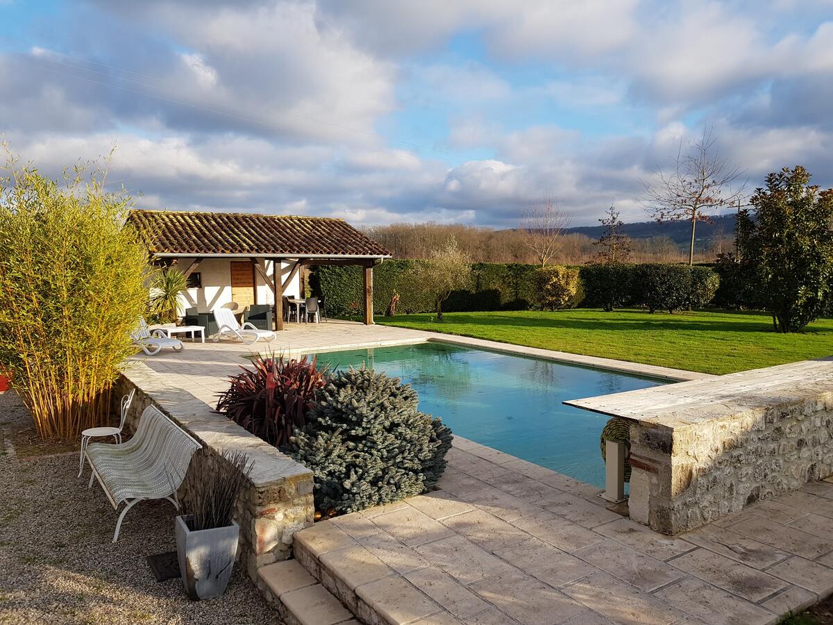 Villa 150m² piscine privée - 8 personnes à Saint Sylvestre - Photo 7