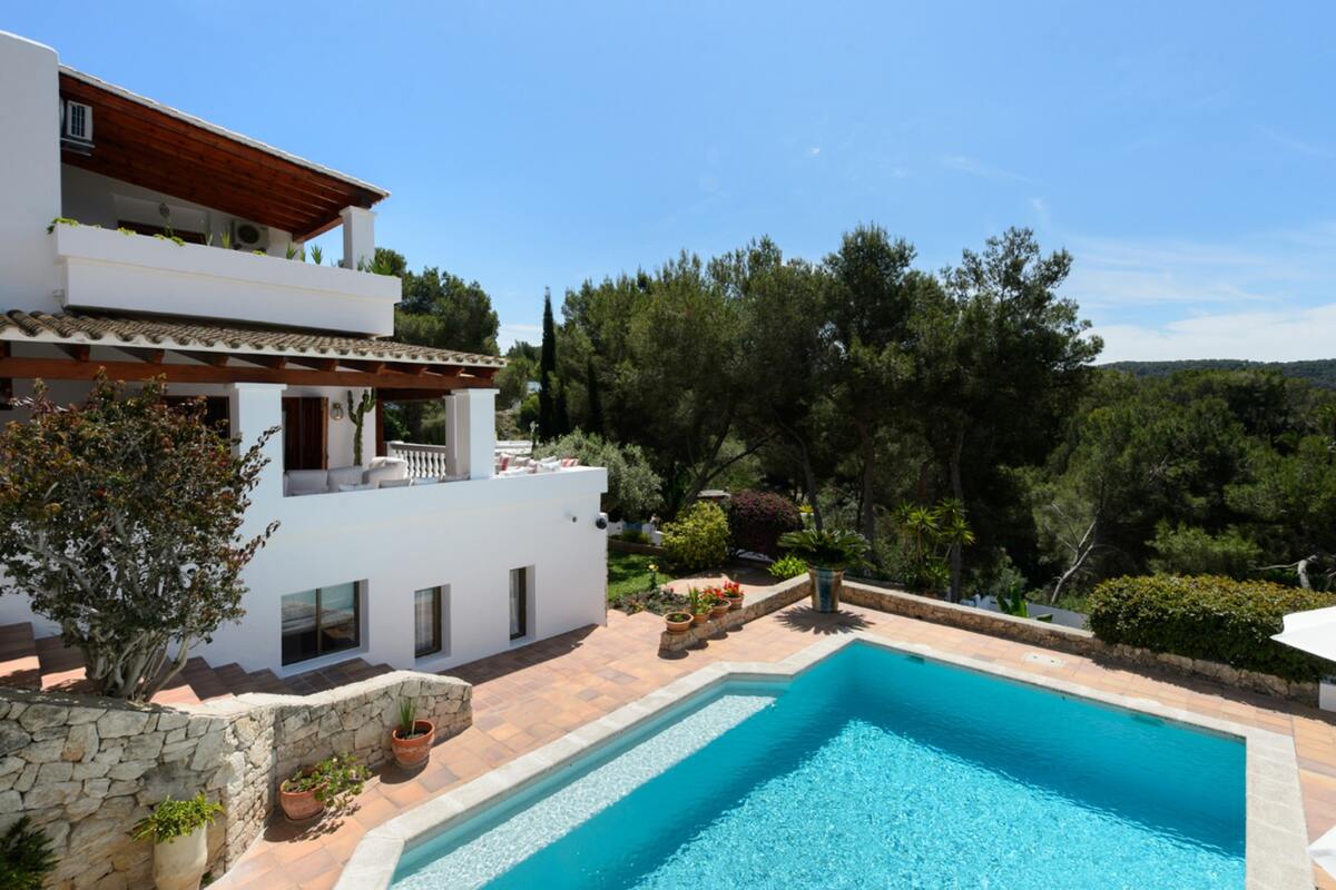 Villa Santa Eulalia avec piscine privée, vue mer et montagne - Photo 3