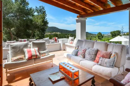 Villa spacieuse à Santa Eulalia : vue mer & montagne, piscine privée - Photo 3