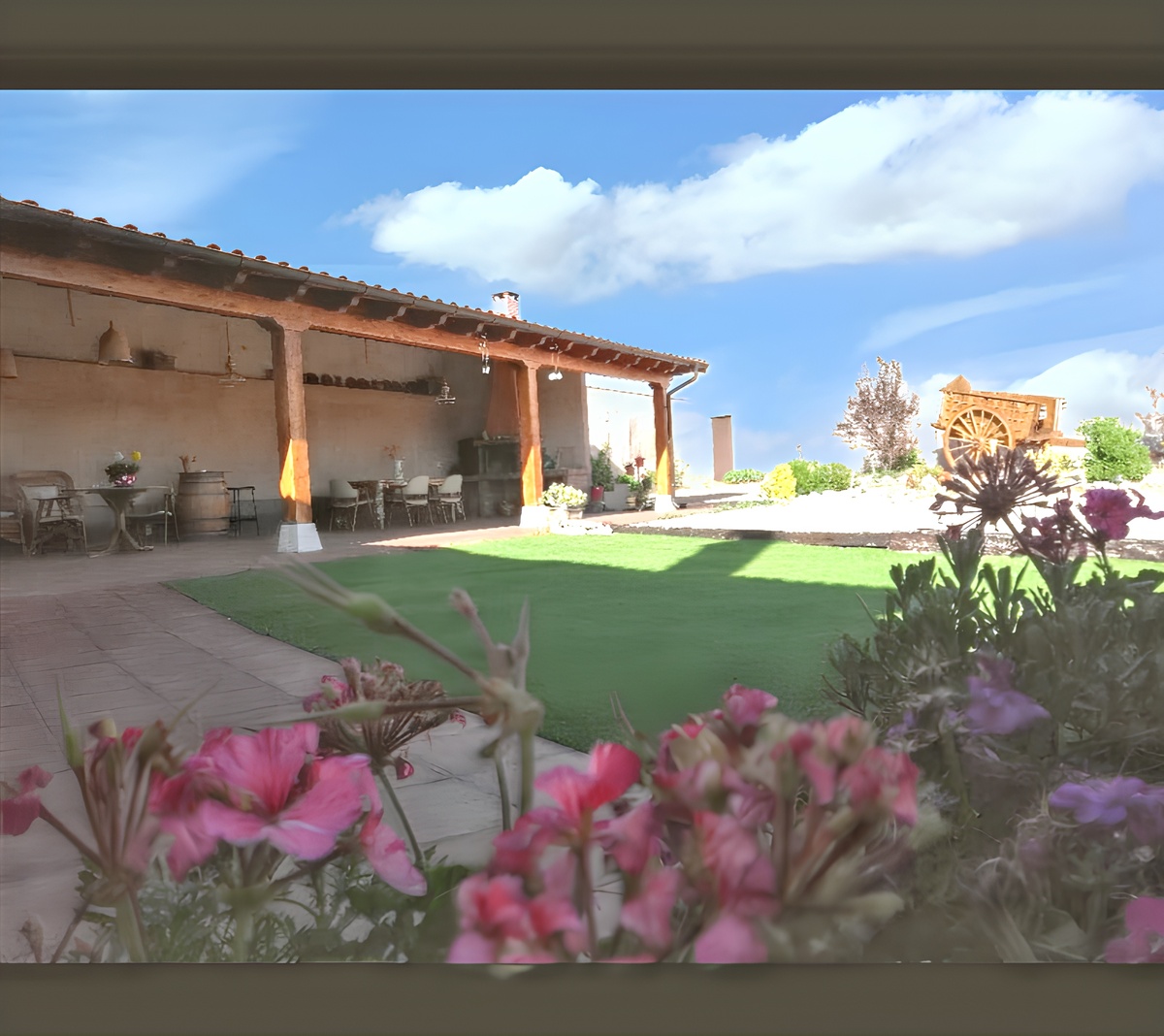 Maison familiale à Peral de Arlanza avec jardin clôturé et barbecue - Photo 5