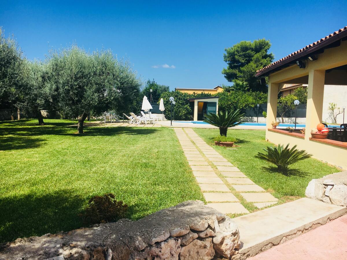 Villa 6 pers. Floridia : piscine privée & vue montagne - Photo 9