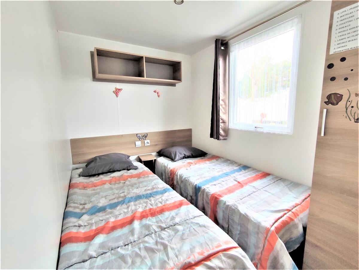 Bungalow 6 pers. à Saint-Jean-de-Monts, piscine & terrasse - Photo 8