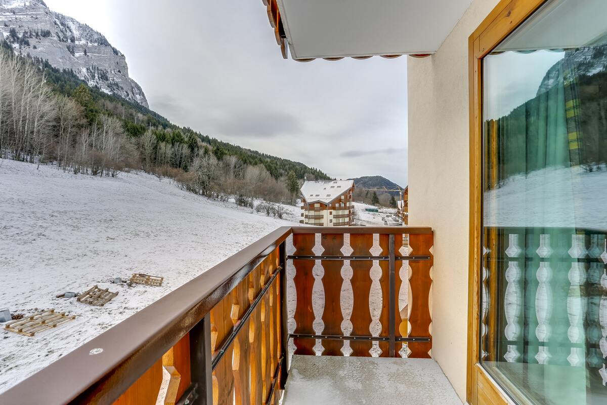 Appartement 35 m² avec balcon vue montagne à Thollon - Photo 2