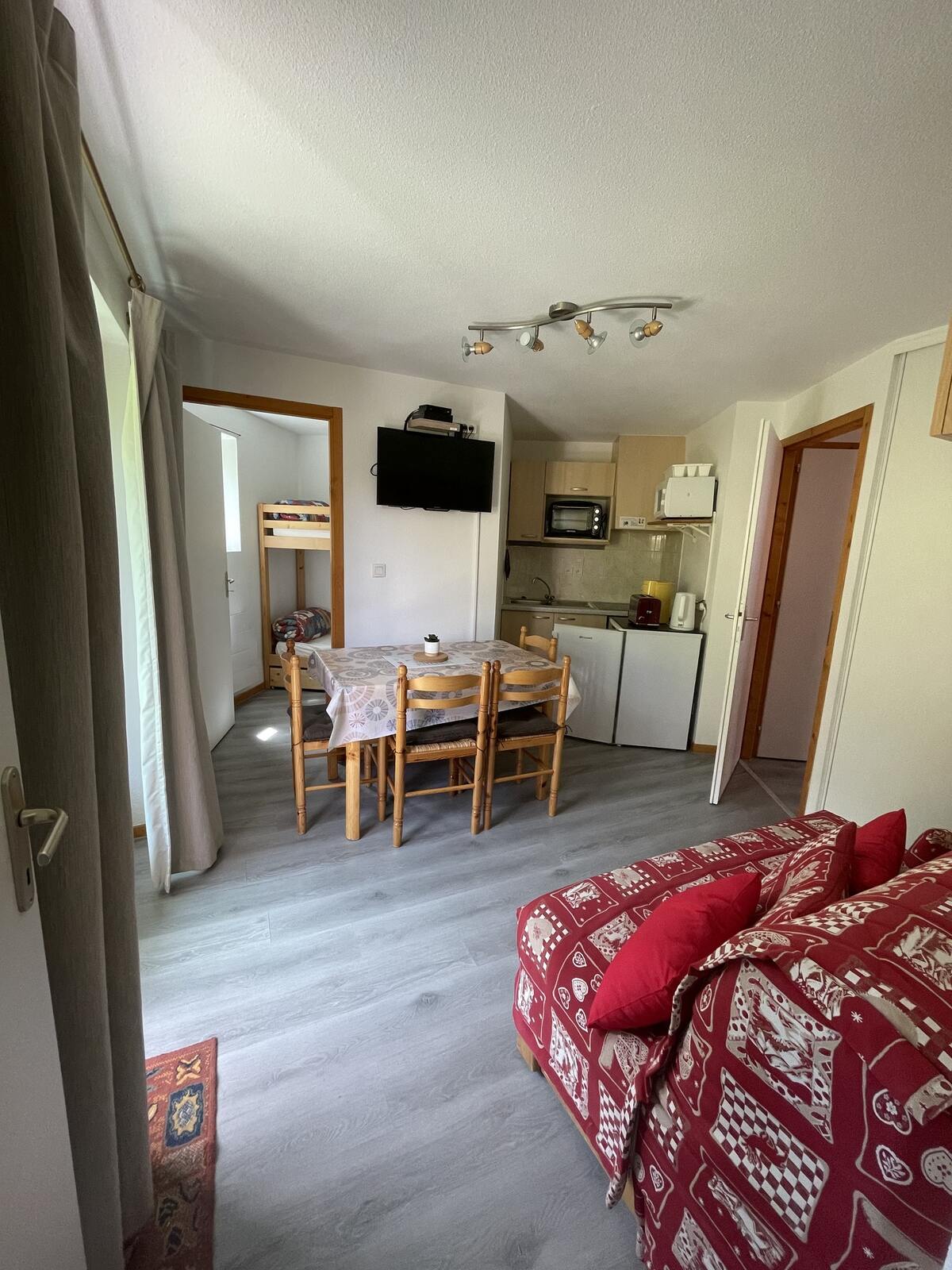 Appartement 35 m² avec balcon vue montagne à Thollon - Photo 5