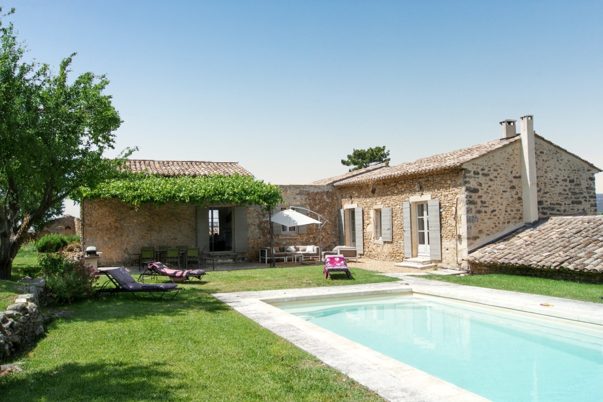 Villa 300 m² Oppède : 10 personnes, piscine et vignes - Photo 2