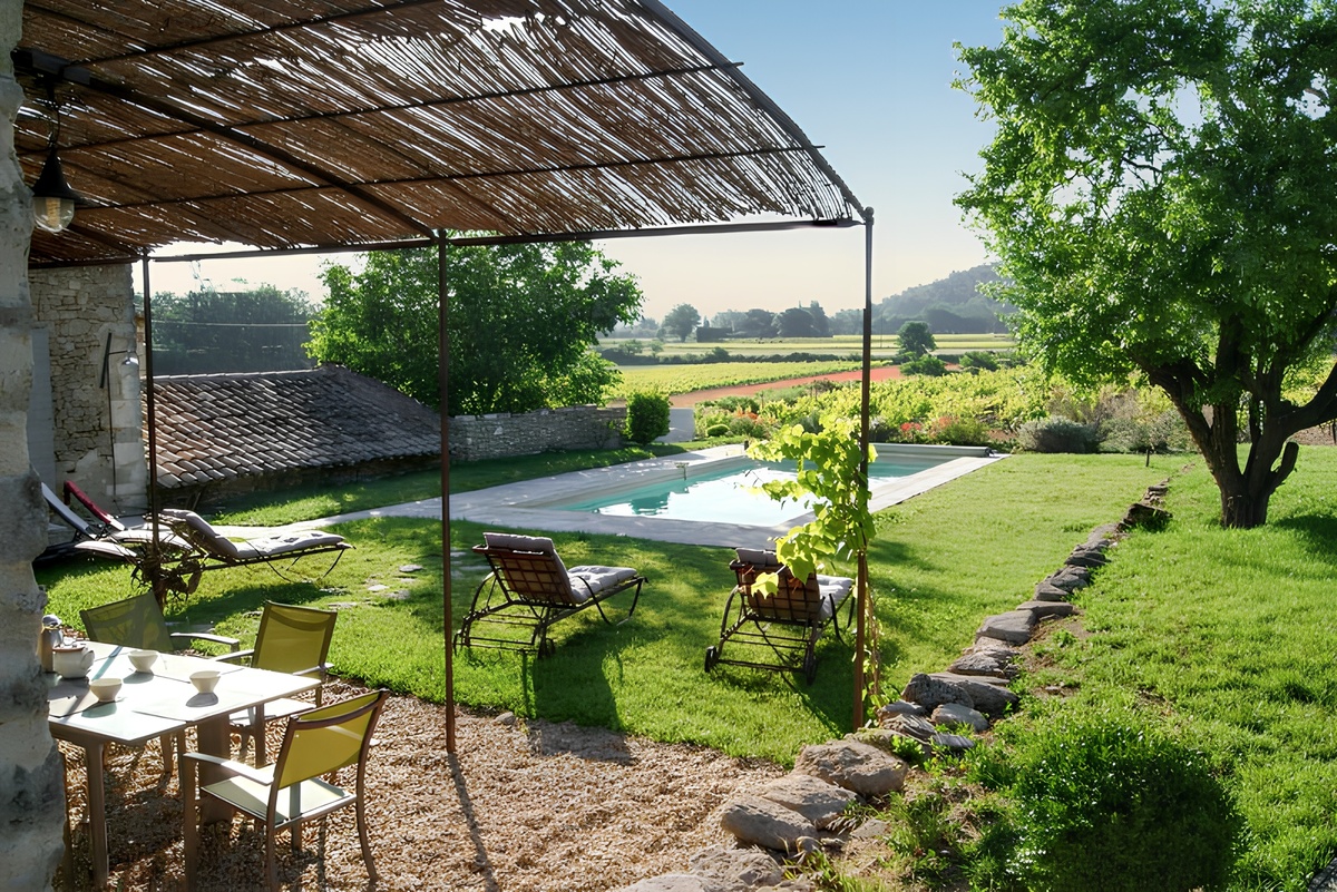 Villa 300 m² Oppède : 10 personnes, piscine et vignes - Photo 6