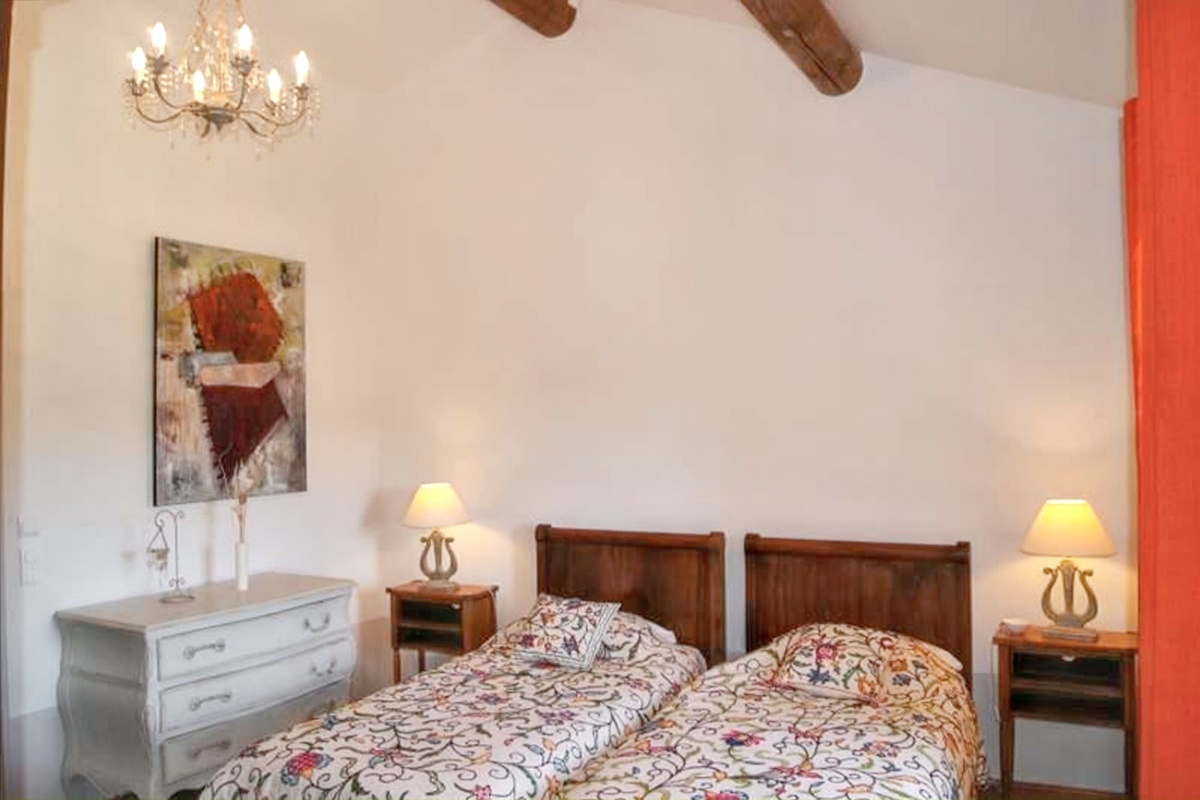 Villa 300 m² Oppède : 10 personnes, piscine et vignes - Photo 15
