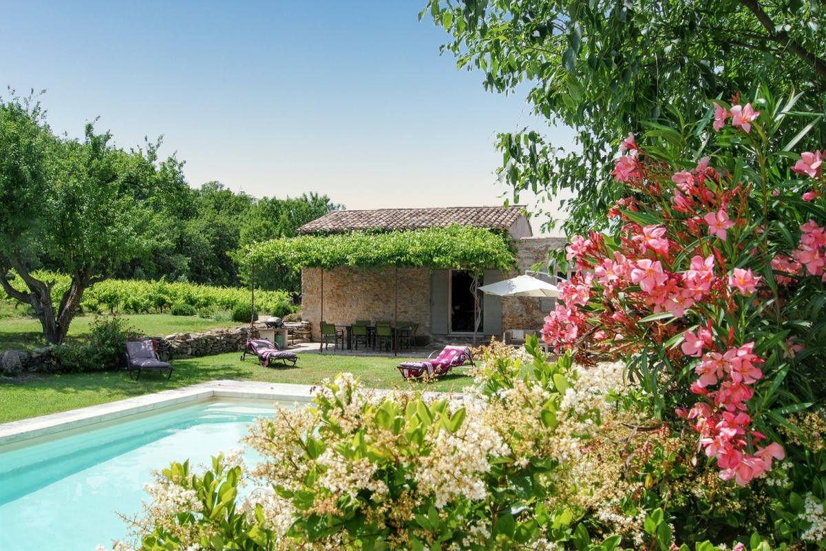 Villa 300 m² Oppède : 10 personnes, piscine et vignes - Photo 25