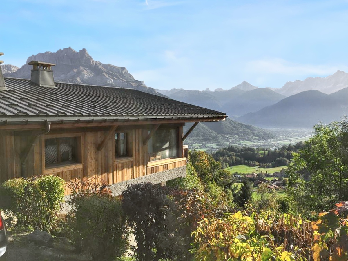 Chalet 180 m² Cordon : 12 personnes, terrasse vue Alpes - Photo 1