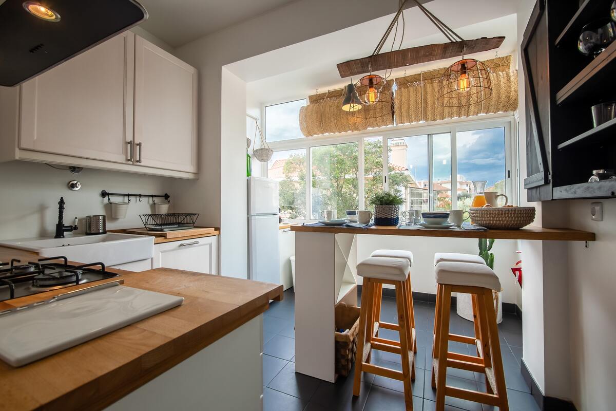 Appartement avec cheminée et balcon à Cascais - Photo 4