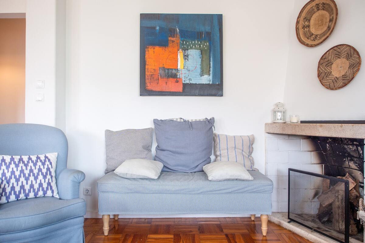 Appartement avec cheminée et balcon à Cascais - Photo 13