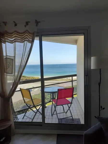 Location appartement à Quiberon, Appartement confortable avec vue sur la mer à Quiberon - 25 m²
