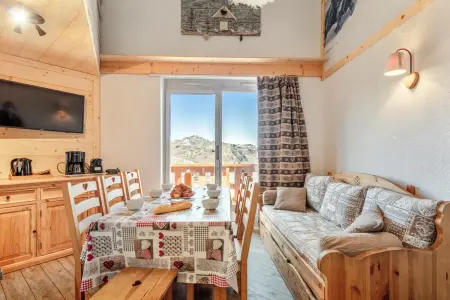 Location appartement à Val Thorens, Appartement convivial à Val Thorens de 42 m² - Vue sur la montagne