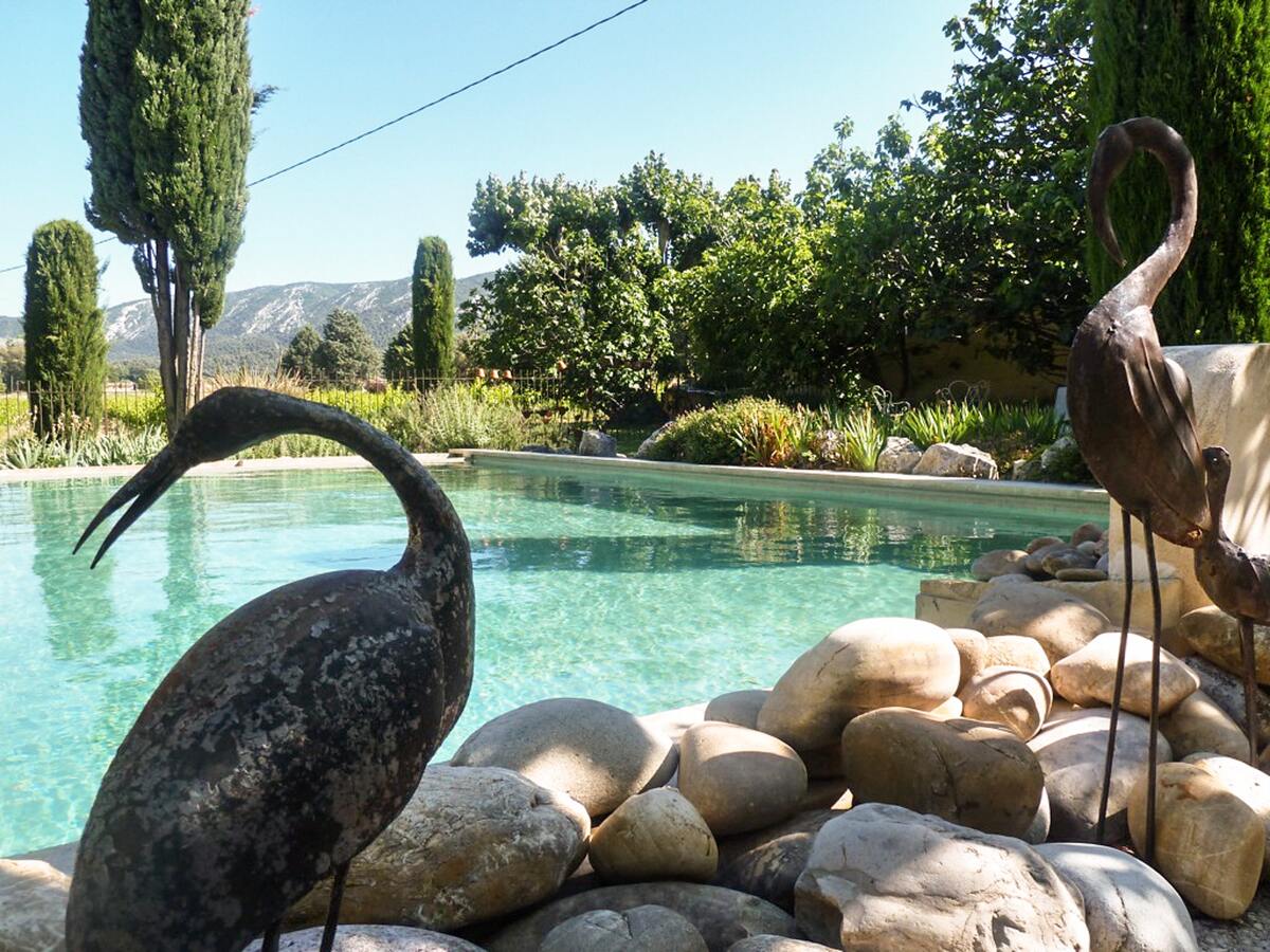 Maison 4 pers. à Oppède, piscine et vue montagne - Photo 1