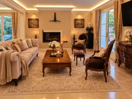 Villa de charme à Ribérac, piscine privée et jardin clos : photo 5