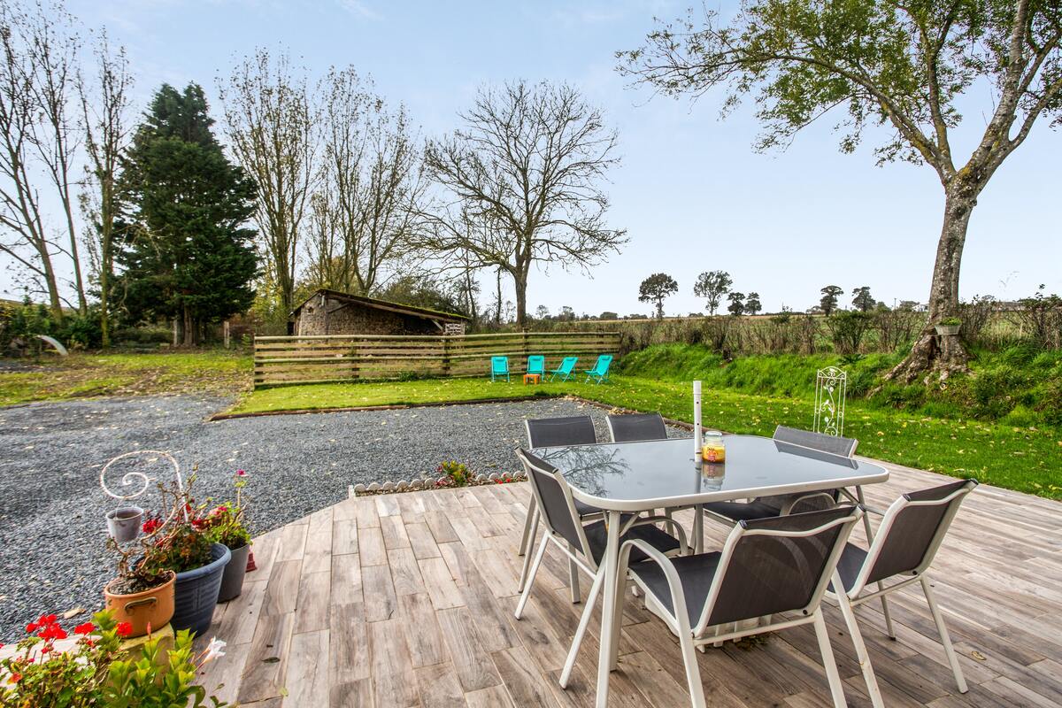 Maison 6 personnes à Saint-Marcouf, terrasse et jardin - Photo 2