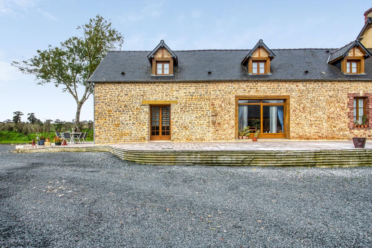 Maison 6 personnes à Saint-Marcouf, terrasse et jardin - Photo 9