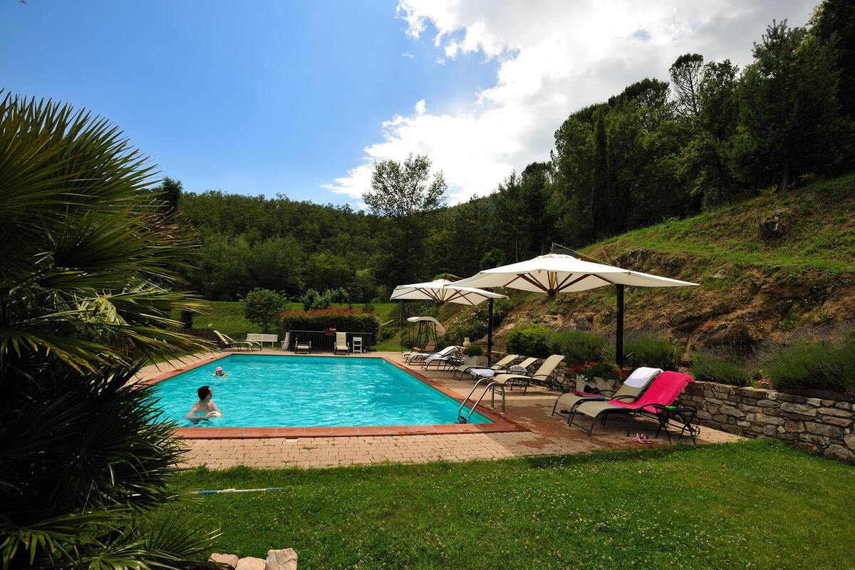 Appartement 4 personnes à Lisciano Niccone avec piscine - Photo 8