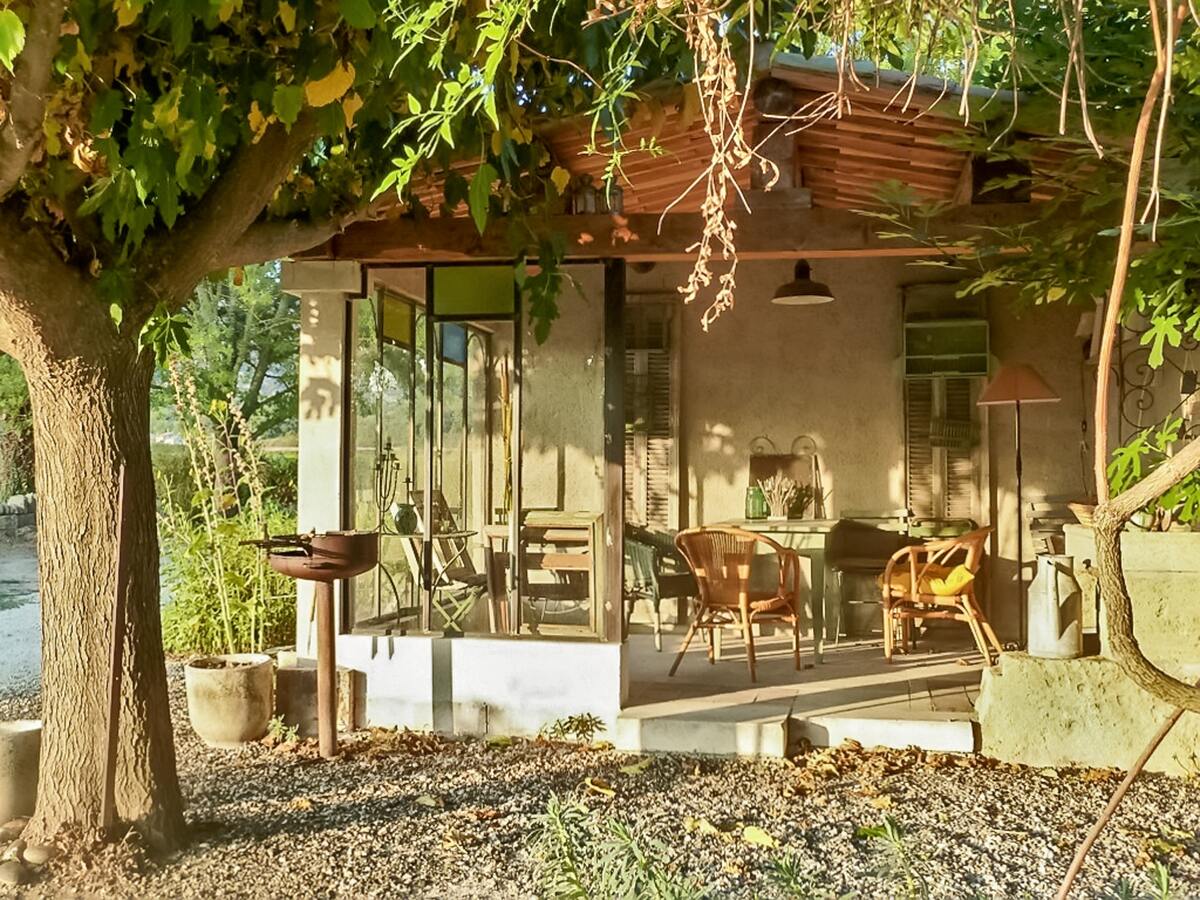 Maison avec piscine partagée et vue montagne à Oppède - Photo 4