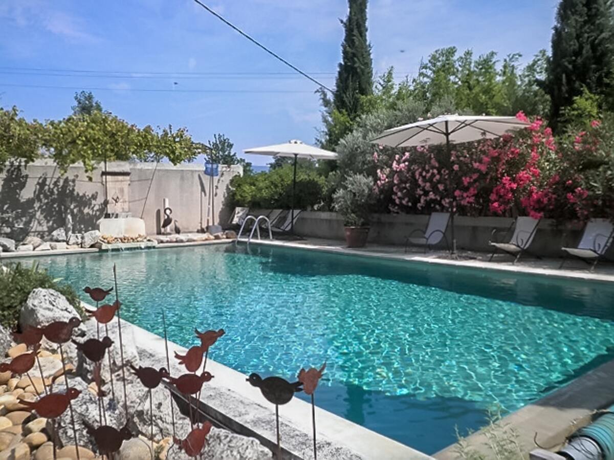Maison avec piscine partagée et vue montagne à Oppède - Photo 12