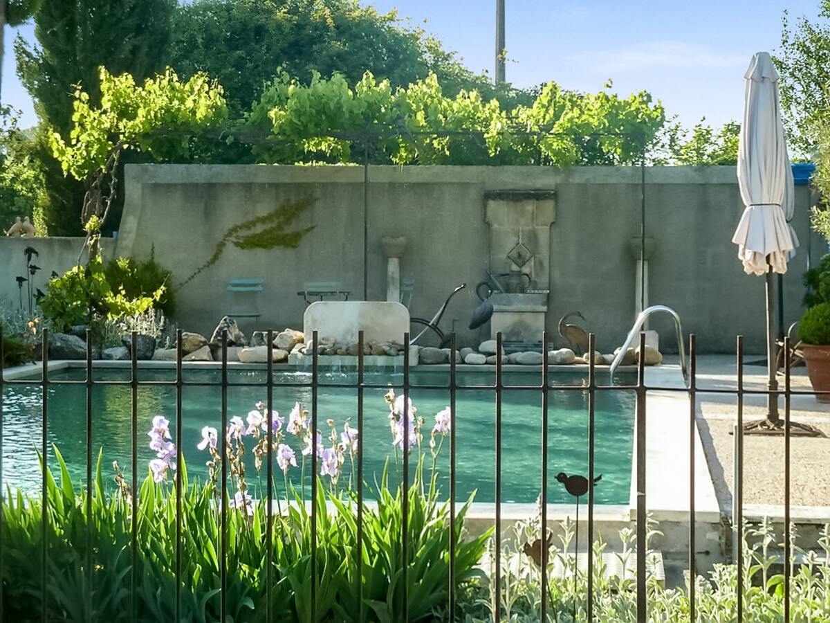 Maison avec piscine partagée et vue montagne à Oppède - Photo 14